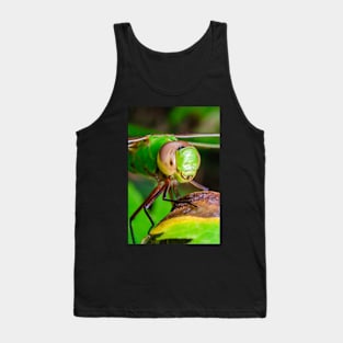 Dragonfly Smile, Macro Photograph Tank Top